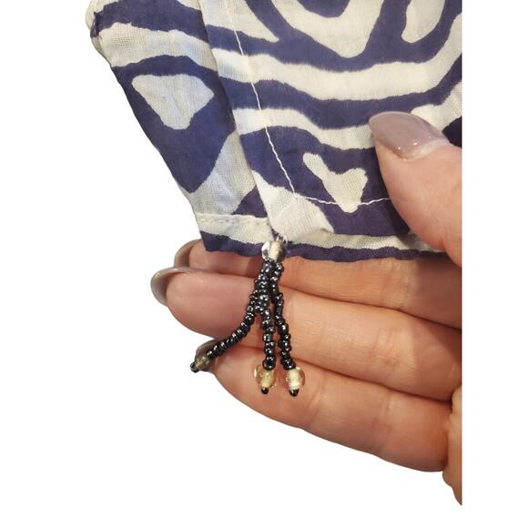 Roller Rabbit Purple aztec print  tunic Cotton Small - Picture 5 of 8